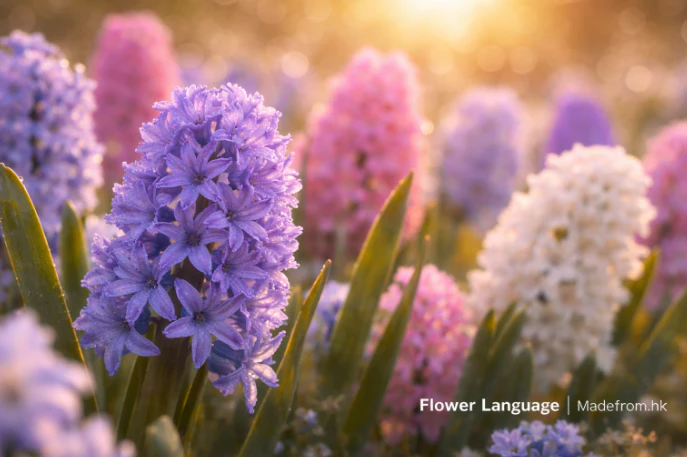 風信子象徵後悔與重新開始的花朵