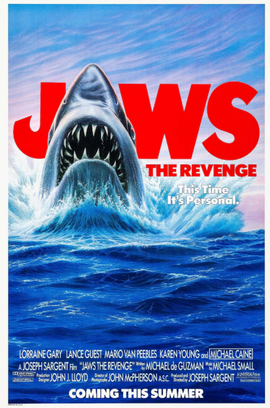 Jaws The Revenge shark ocean suspense scene
